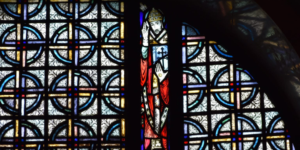 Pope Gregory stained glass