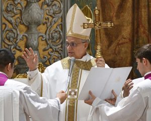 Pope Leo XIV First Mass - AP 