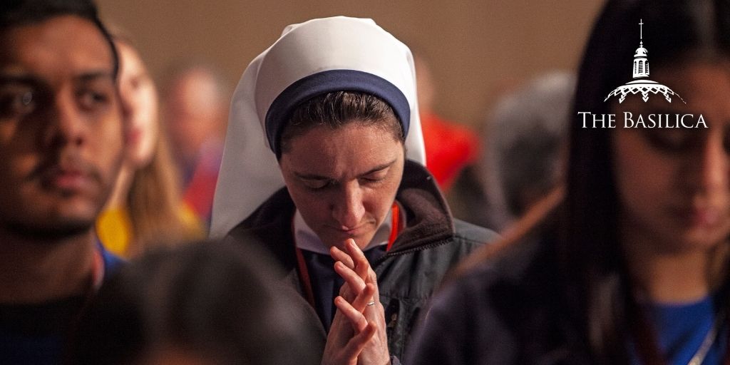 Woman praying