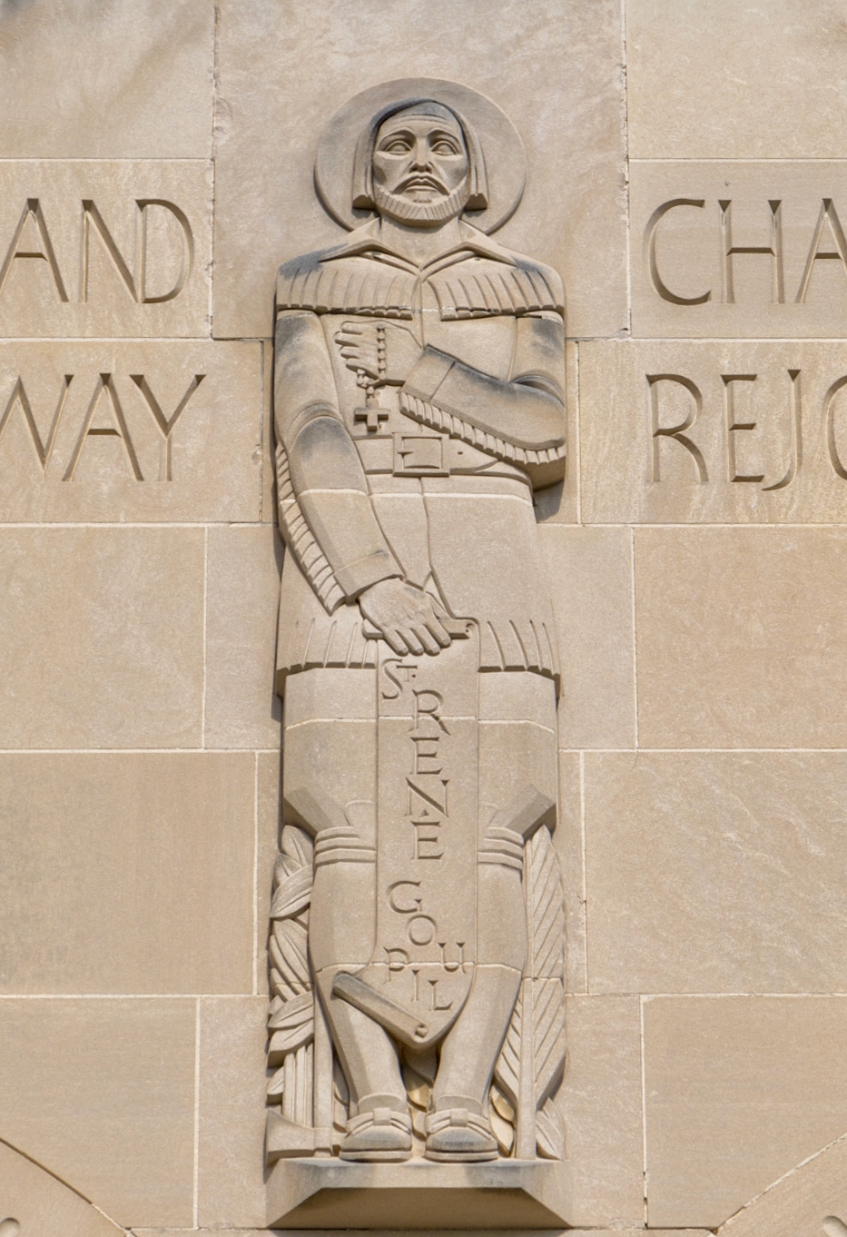 René Goupil west portico