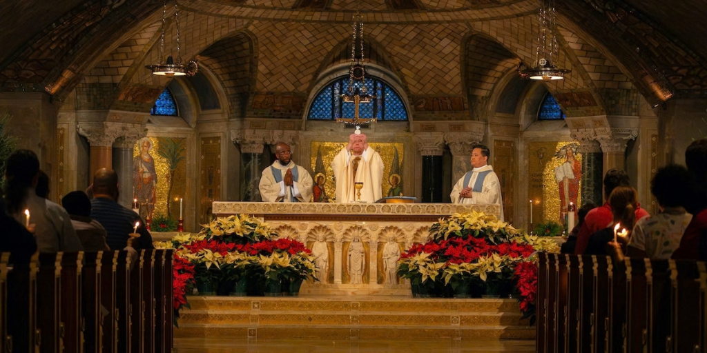 Rorate Mass at the Basilica.