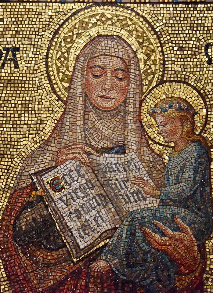 Saint Anne and Mary mosaic