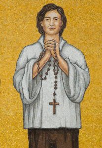 St. Lorenzo Ruiz portrayed in the Trinity Dome