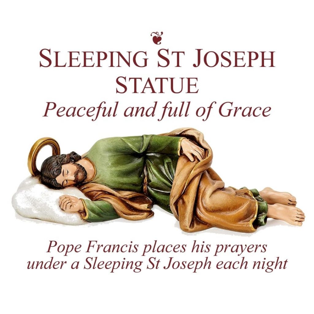 Sleeping joseph statue