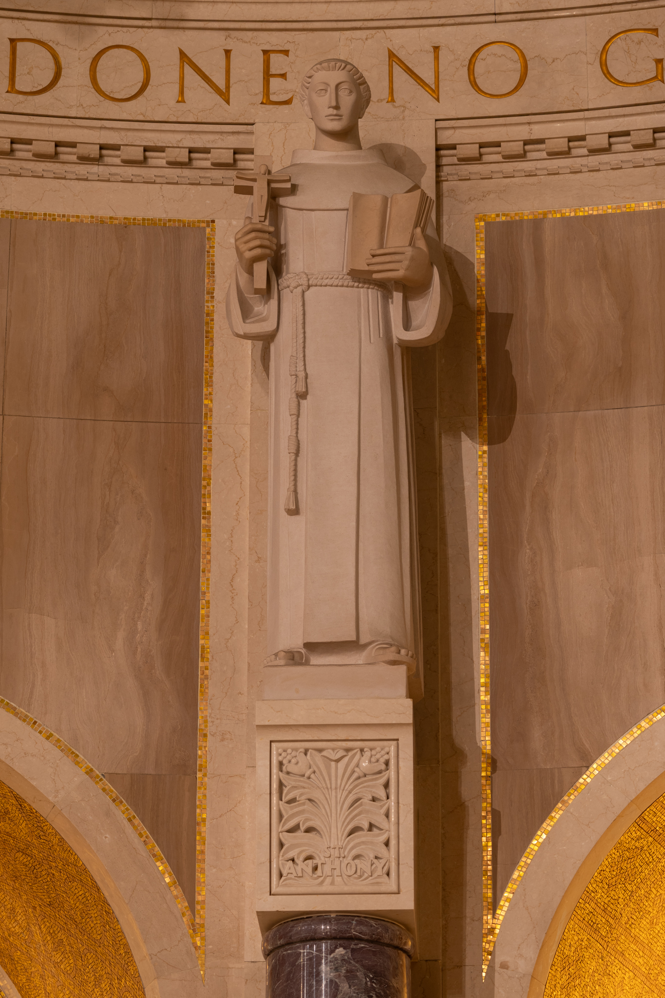 St. Anthony portrayed in the Great Upper Church.