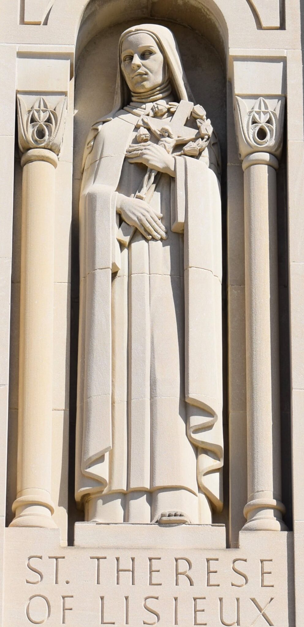 Therese of Lisieux west portico 