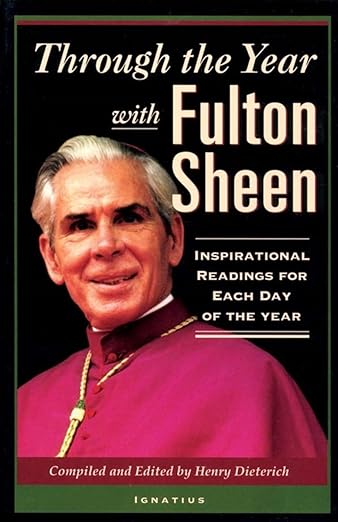 Through the Year with Fulton Sheen-book cover