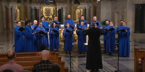 Choir of the Basilica singing.