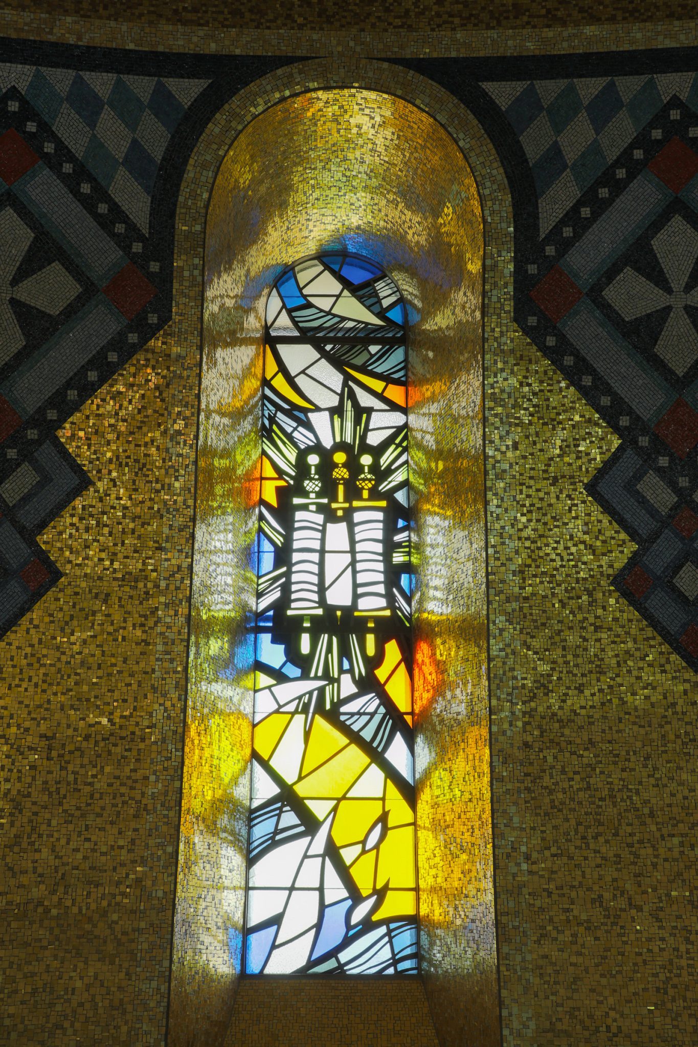 Trinity Doem Scolls window