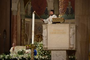 Lighting the Paschal Candle