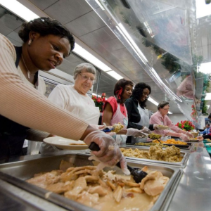 Volunteer for Christmas dinner