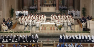 Vigil for Life at the Basilica.
