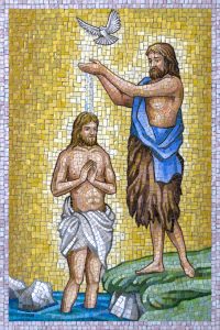 1st Luminous Mystery — Baptism of Jesus by John