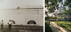 exterior then and now