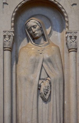 Saint Monica in the Great Upper Church.