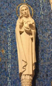 Saint Teresa of Ávila portrayed in the Chapel of Our Lady of Carmel