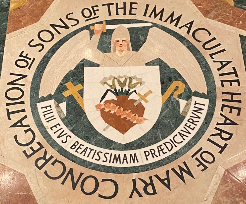 floor of the Immaculate Heart of Mary Chapel