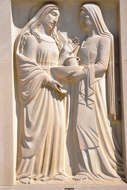 Martha and Mary in Relief