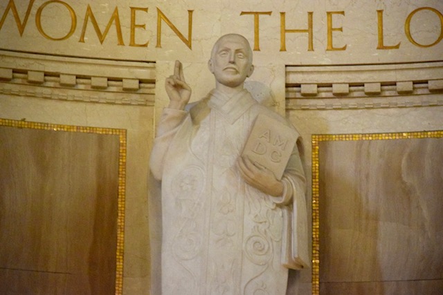 Saint Ignatius Statue in Basilica