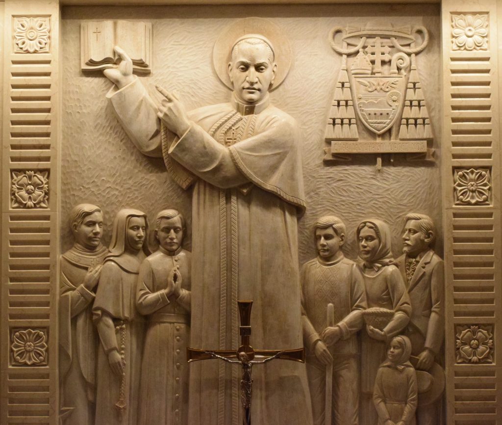 St. Anthony Mary Claret Chapel relief