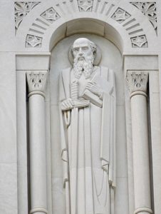 St. Paul portrayed in the southeast entrance of the Basilica