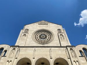 West facade of the basilica